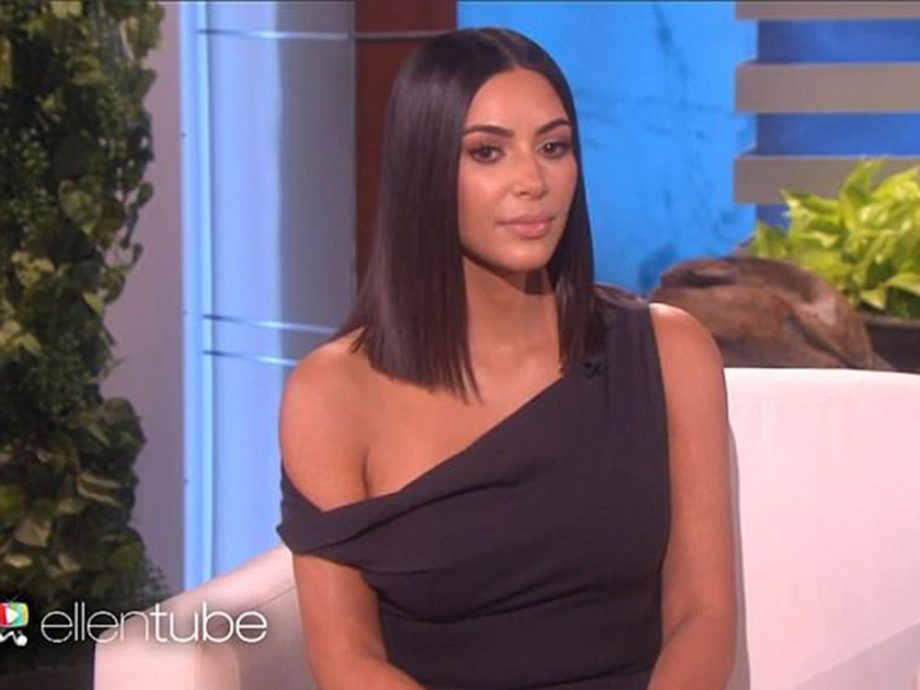 Kim Kardshian on Ellen