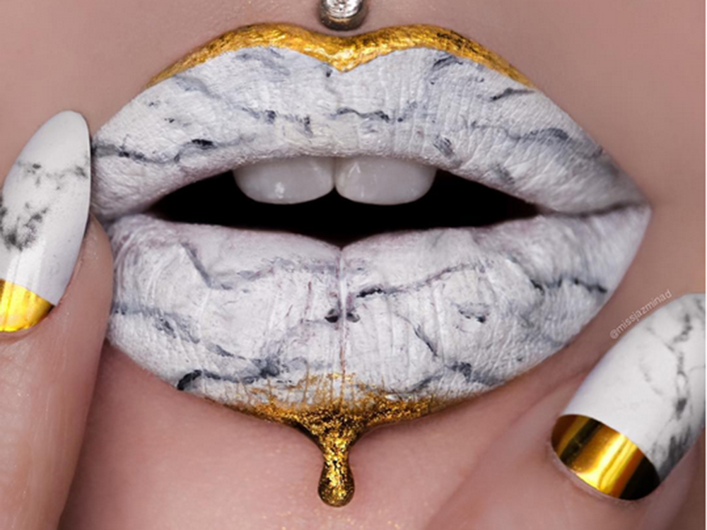 Marble Lips Is The New Beauty Trend Blowing Up On Instagram