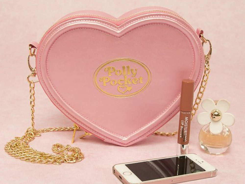 You Can Now Buy A Pink Heart Shaped Polly Pocket Bag…