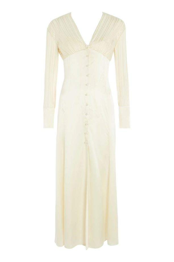 Sheer Bodice Dress, £95, Topshop