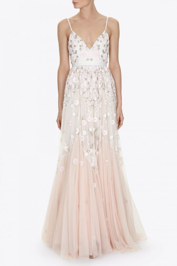 Trailing Tiered Gown, £750, Needle & Thread