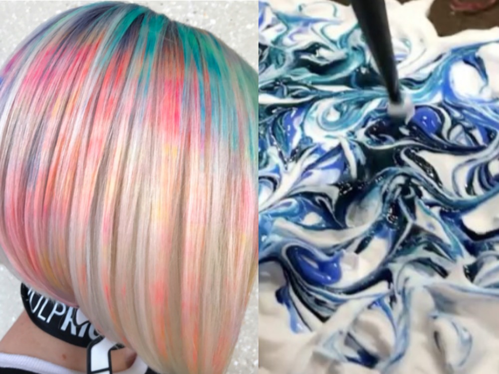 Marble Hair Is Now A Thing