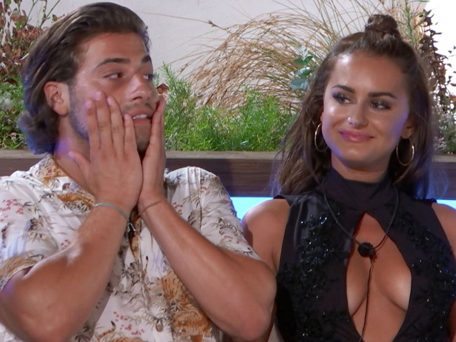 Amber and Kem on Love Island
