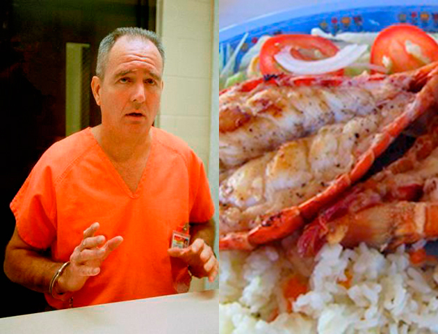 Last meals on death row: Image of lobster