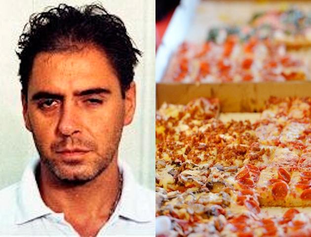 Last meals on death row: Image of pizza
