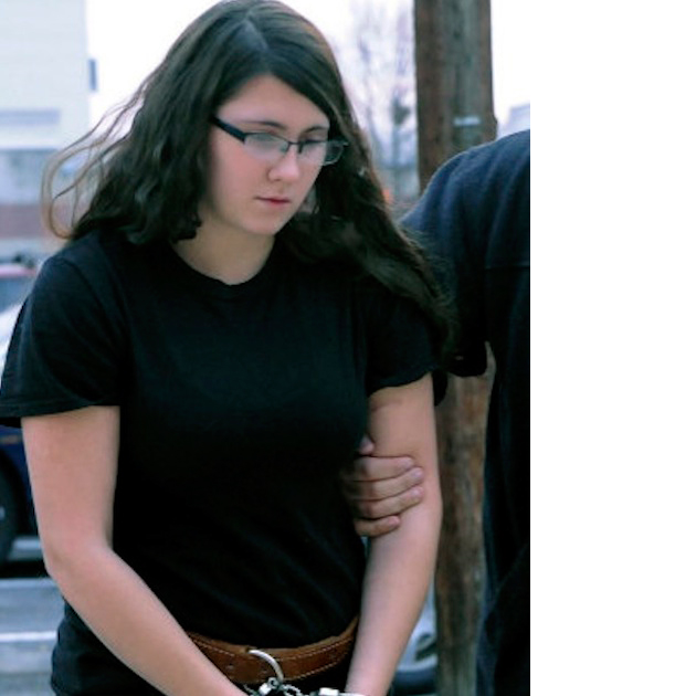 Miranda Barbour in custody. Photo: PA Photos
