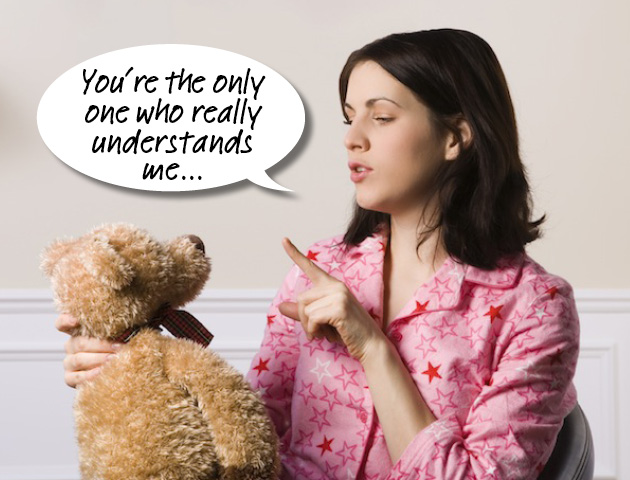 Berbicara dengan teman khayalan