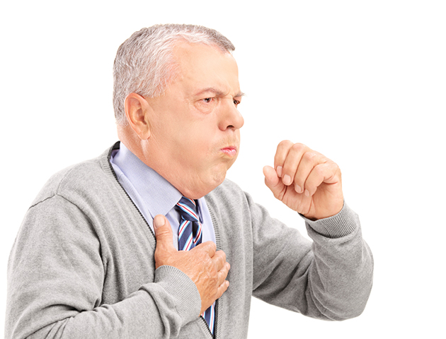 dad coughing