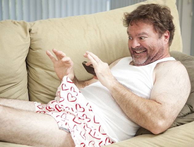 Exams: man hoping to be well-endowed!