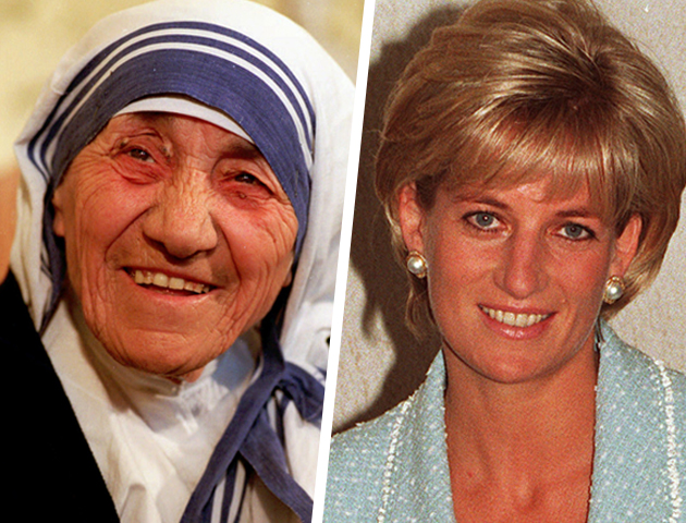 Mother Teresa & Diana Princess of Wales