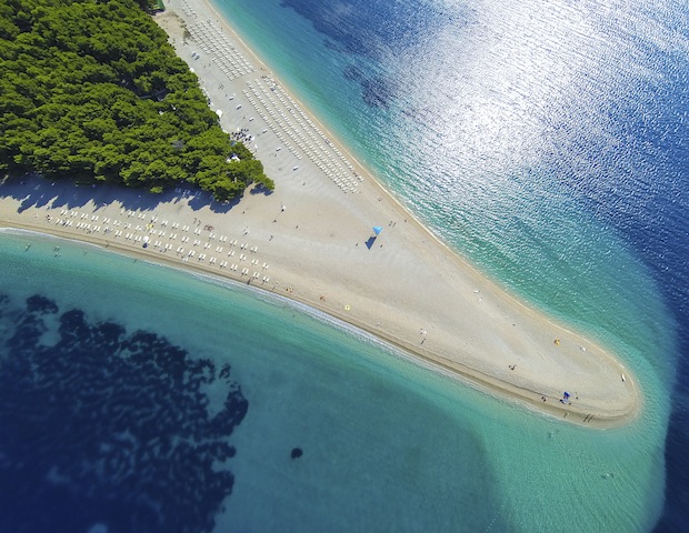 Zlatni rat beach, Bol, Brac island, Dalmatia, Croatia