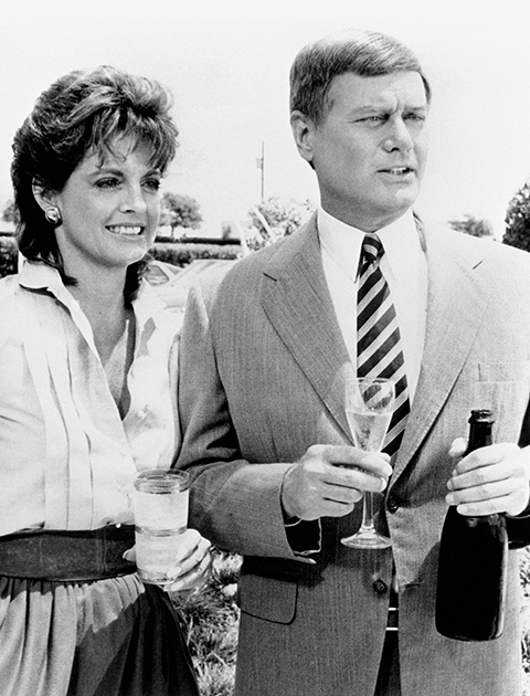 Any time was champers time for JR (Photo: PA)