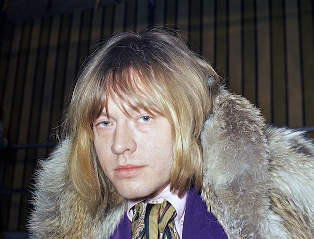 Rolling Stone Brian Jones in fur coat