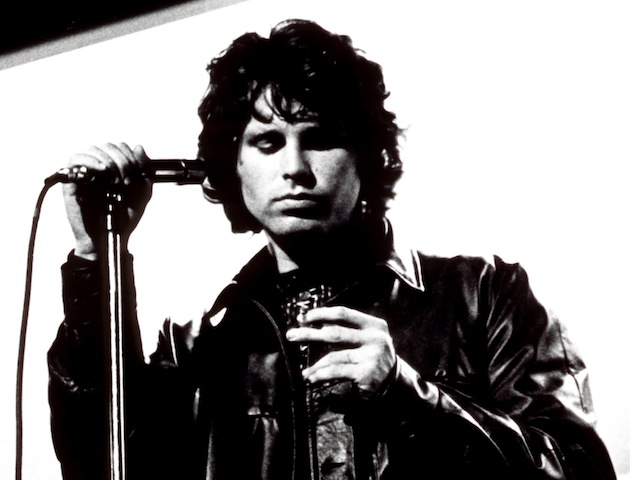 Jim Morrison at mic
