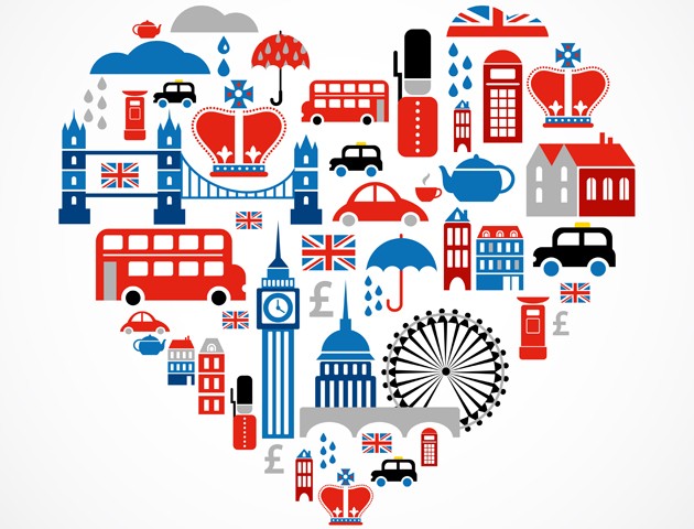 image of heart with lots of London symbols