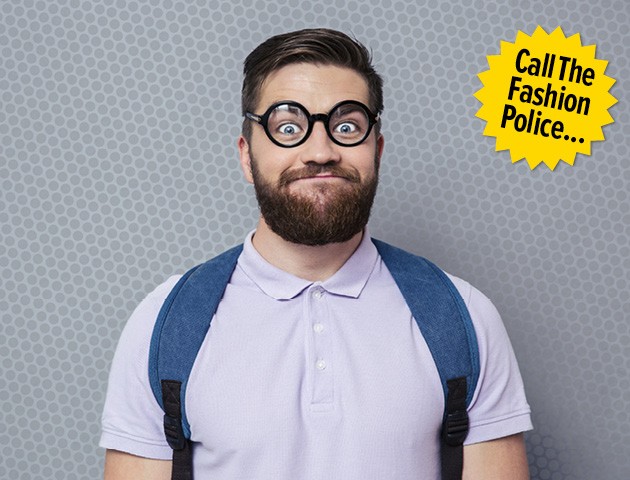 Badly dressed man