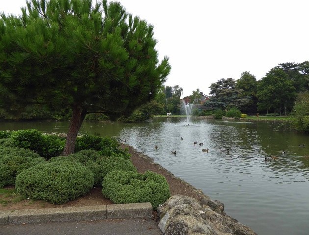 The lake in People's Park Grimsby