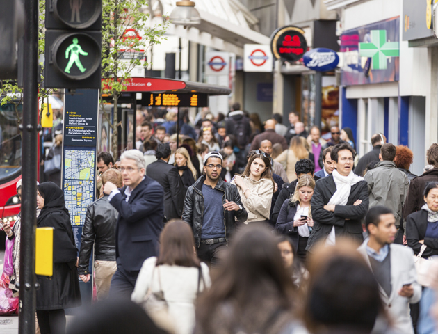 image og crowded London street