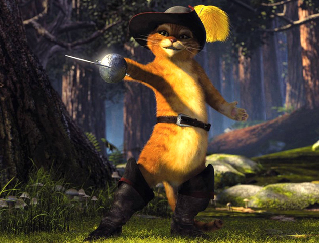 image of Puss in Boots from the movie Shrek