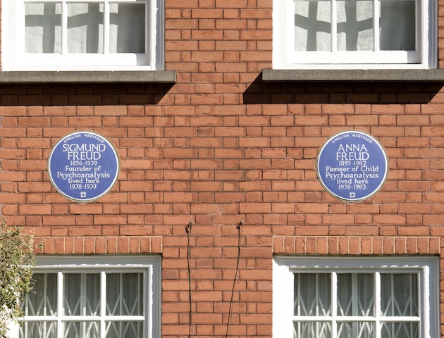 English Hertiage Blue Plaques - Sigmund and Anna Freud