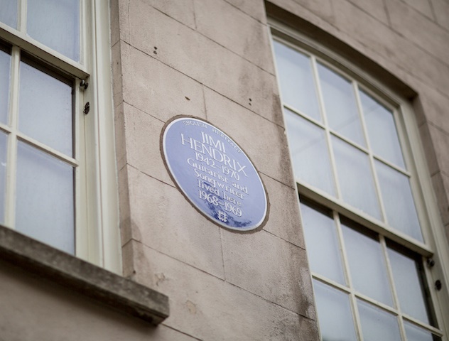 English Heritage Blue Plaques - Jimi Hendrix
