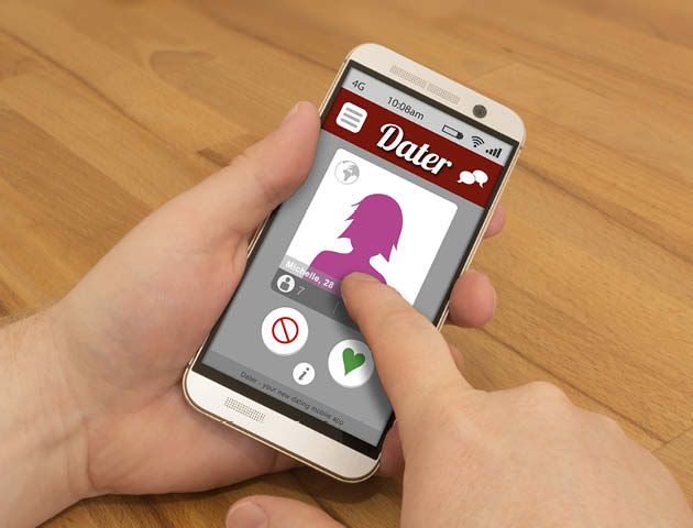 Tinder on phone