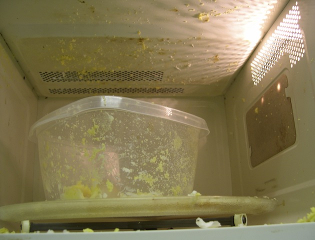 inside of microwave at all girls sixth form