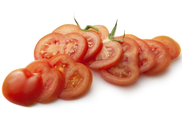 image of slices of tomato