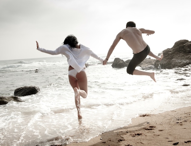 Couple on beach