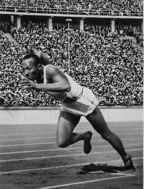Mandatory Credit: Photo by Glasshouse Images/REX/Shutterstock (4596114a) Jesse Owens, Track Star, 1936 Olympic Summer Games, Berlin, Germany VARIOUS