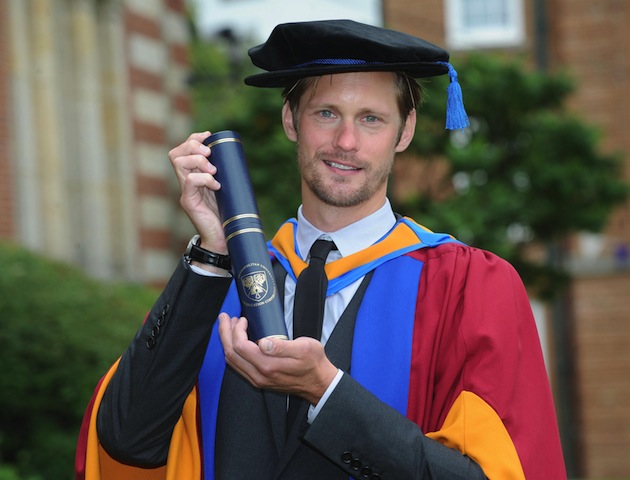 Alexander Skarsgard: receiving an honorary doctorate