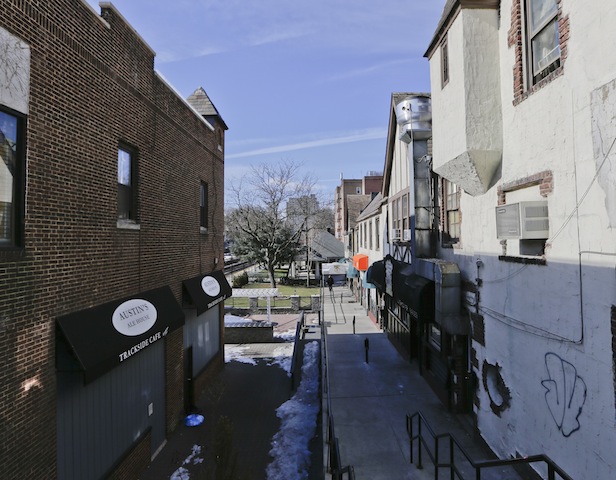 A photo taken recently showing where Kitty was attacked