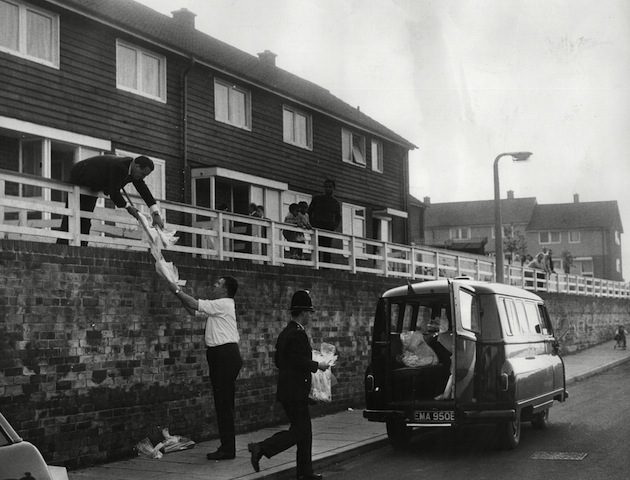 Mandatory Credit: Photo by ANL/REX/Shutterstock (1666171a) Police Take Away Belongings From The Home Of Ian Brady Who With Myra Hyndley Was Charged With The Murders On Saddleworth Moor Police Take Away Belongings From The Home Of Ian Brady Who With Myra Hyndley Was Charged With The Murders On Saddleworth Moor