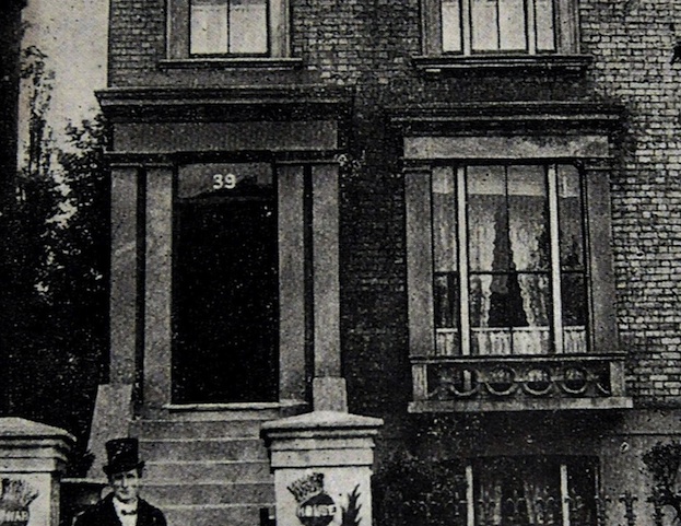 Mandatory Credit: Photo by REX/Shutterstock (1135715a) 39, Hilldrop Crescent, Holloway, the home of murderer Dr Hawley Crippen Dr Hawley Crippen murder case, London, Britain - 1910