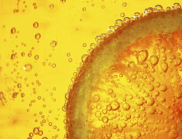 image of fizzy orange drink