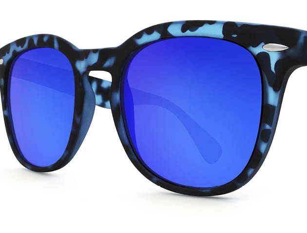 blue glasses
