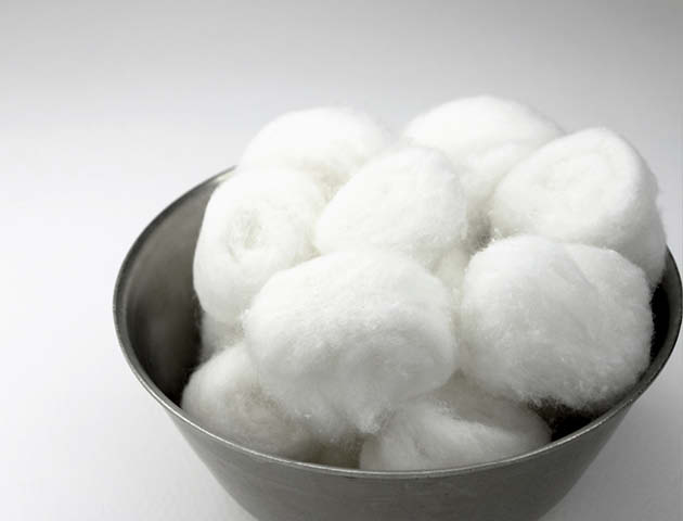 Cotton wool balls