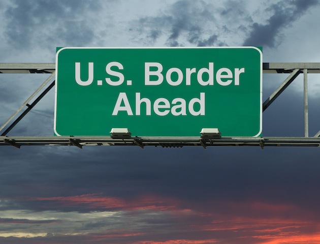 Canada US border