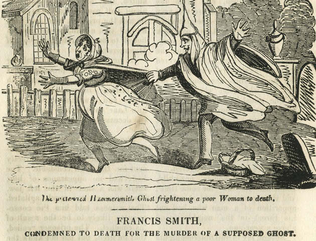 Ghost cartoon from the time
