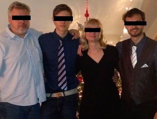 All four family members died