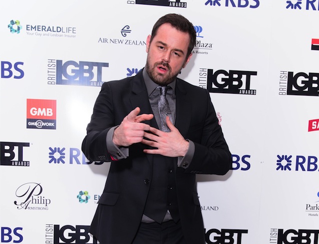 Mandatory Credit: Photo by Jonathan Hordle/REX/Shutterstock (5683872bx) Danny Dyer The British LGBT Awards, London, Britain - 13 May 2016