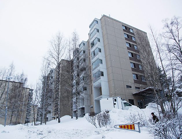 The flat where Shkupolli took his own life (Photo: REX/Shutterstock)
