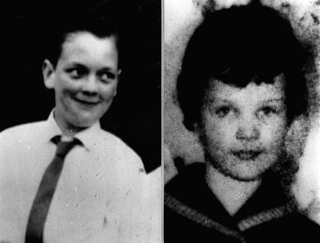 Moors murder victims John Kilbride and Lesley-Ann Downey.