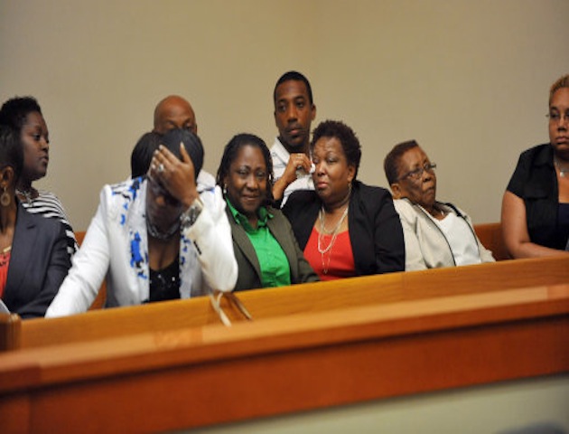 Friends and family in court (PA Photos)