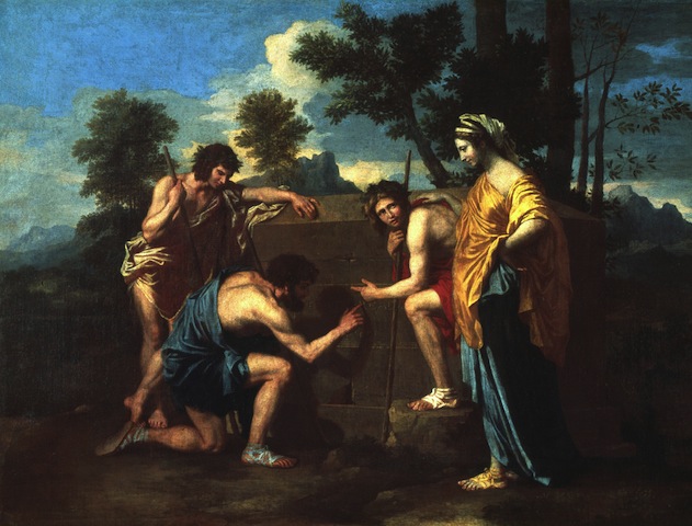 Poussin's painting In Arcadia Ego