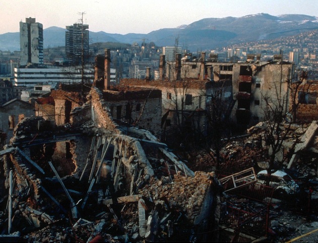 Bosnia's capital Sarajevo during the civil war