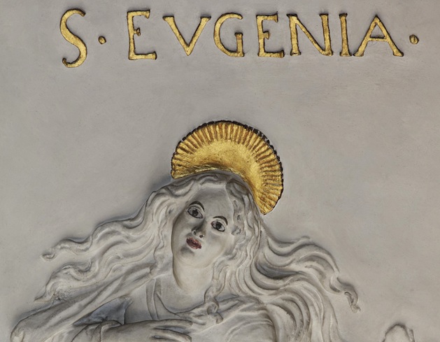 Mandatory Credit: Photo by imageBROKER/REX/Shutterstock (3463861a) St. Eugenia, martyr, stucco relief, early baroque, Church of St Andreas VARIOUS