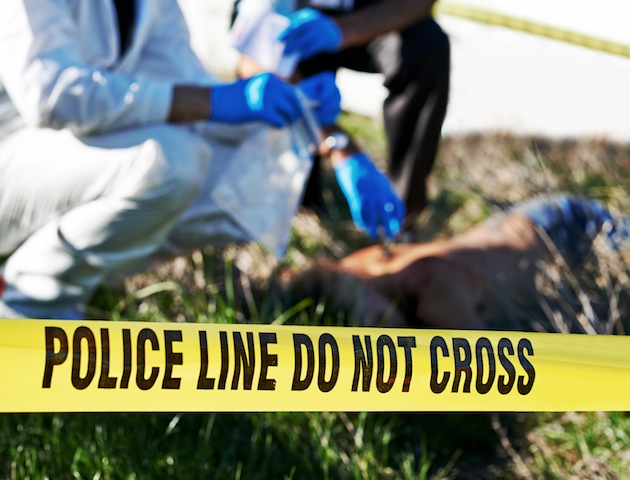 Police line murder