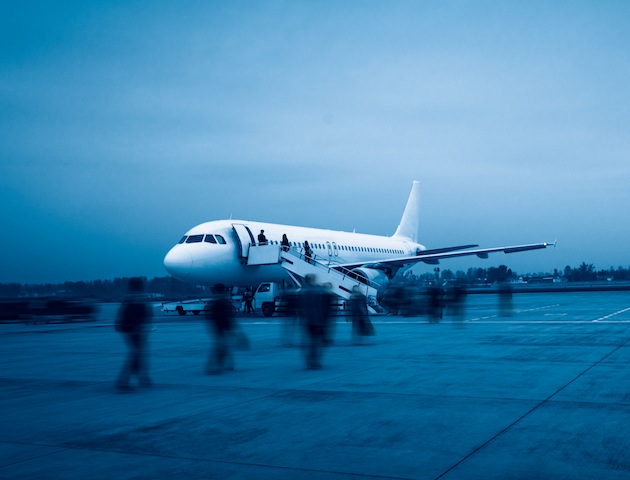 Aeroplane on runway
