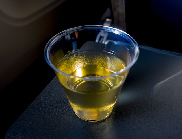 Drink on plane